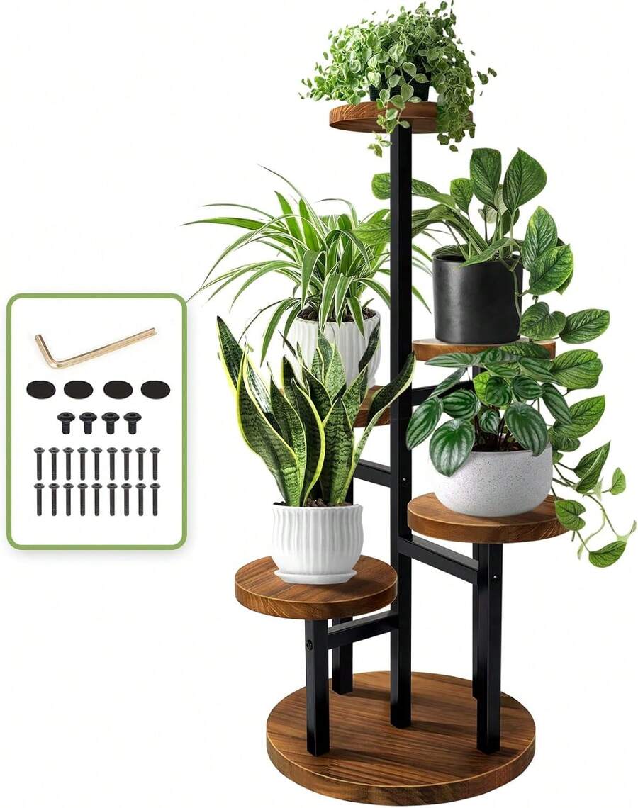 ขาตั้งต้นไม้โลหะแบบหนาพิเศษ 5  - Plants X บทวิจารณ์และราคา
