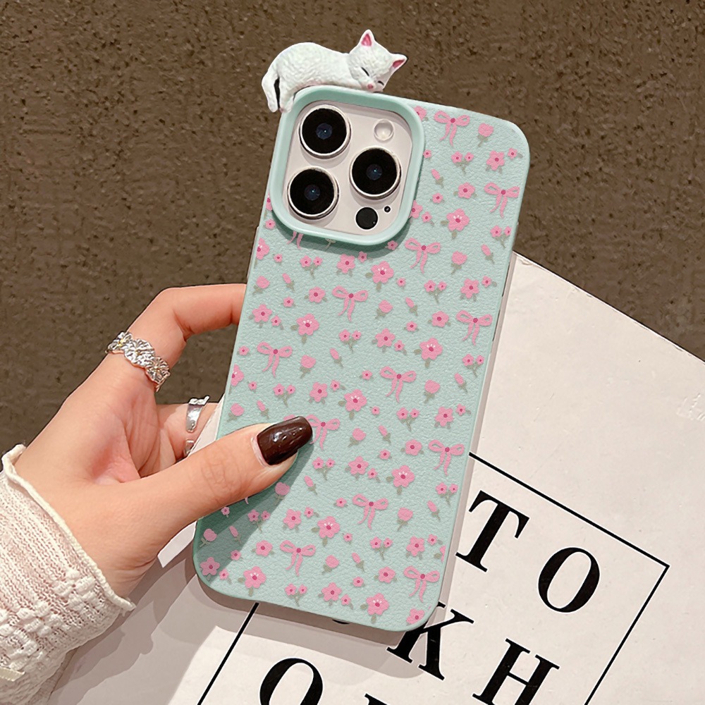 เคสโทรศัพท์หนังลายแมวน่ารัก 3D - Plants X บทวิจารณ์และราคา